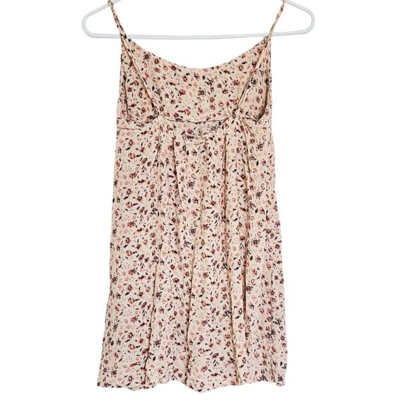 Volcom Dress Women S Floral Sphaghetti Strap Dress Mini Preppy Trendy Babydoll - Picture 3 of 9